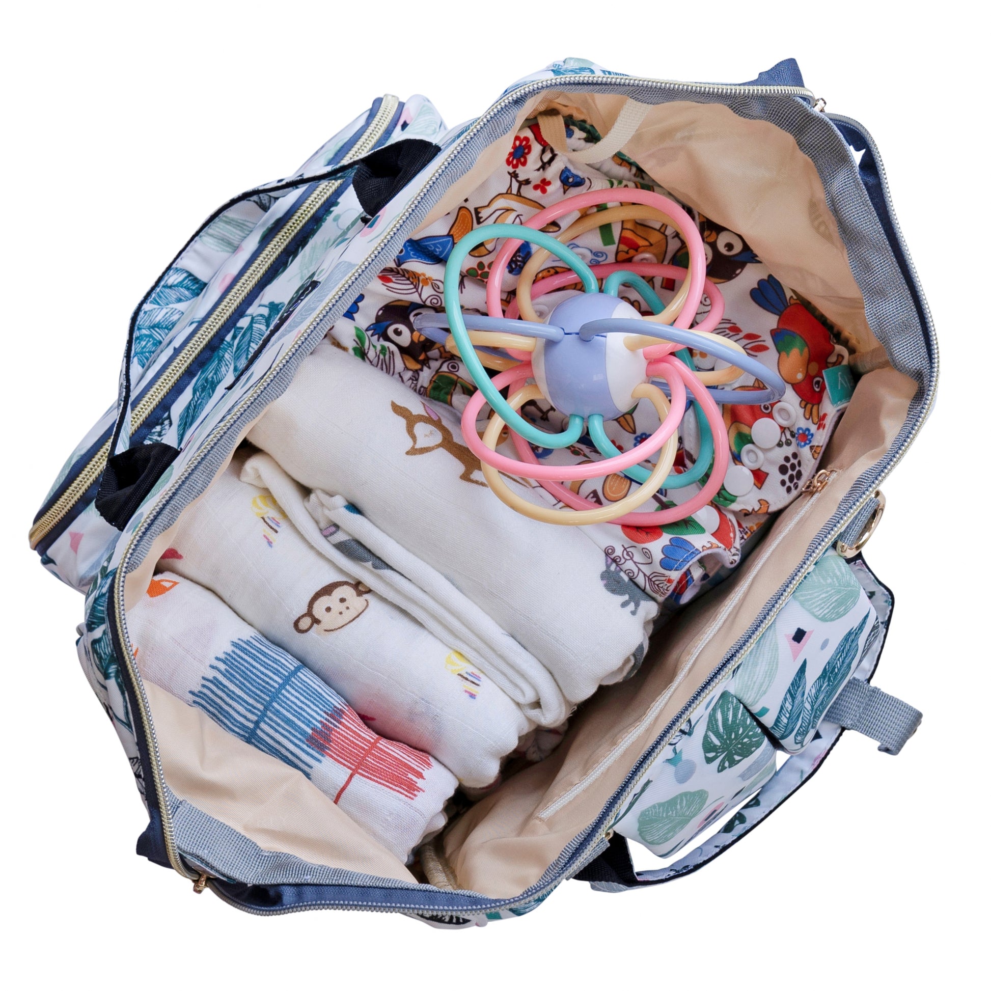 Motherly Elegant Diaper Bag for Mothers for Travel, Maternity Bag for Newborn Baby, Mothers Travelling Bag, Multipocket Water Resistant Baby Bag, Hospital Bag for Moms with Warranty