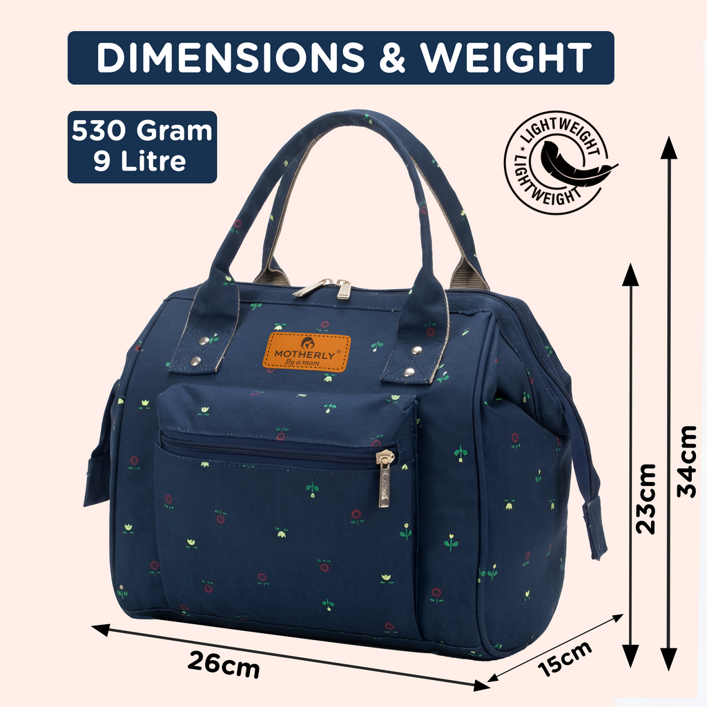 Motherly Nano Diaper Bag for Mothers | Small Diaper handbag for mom for Travel