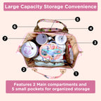 Motherly Nano Diaper Bag for Mothers | Small Diaper handbag for mom for Travel