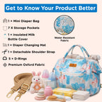 Motherly Nano Diaper Bag for Mothers | Small Diaper handbag for mom for Travel