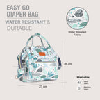 Motherly Nano Diaper Bag for Mothers | Small Diaper handbag for mom for Travel