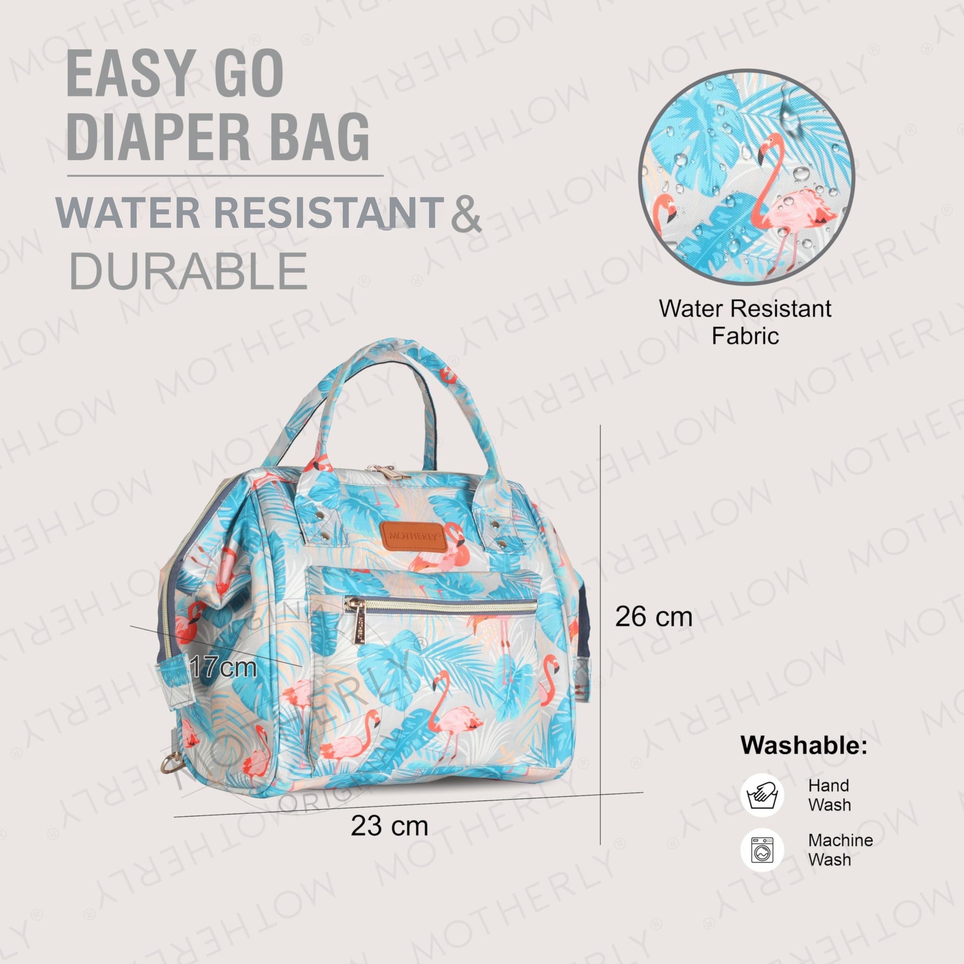 Motherly Nano Diaper Bag for Mothers | Small Diaper handbag for mom for Travel