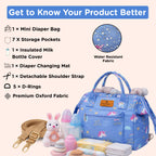 Motherly Nano Diaper Bag for Mothers | Small Diaper handbag for mom for Travel