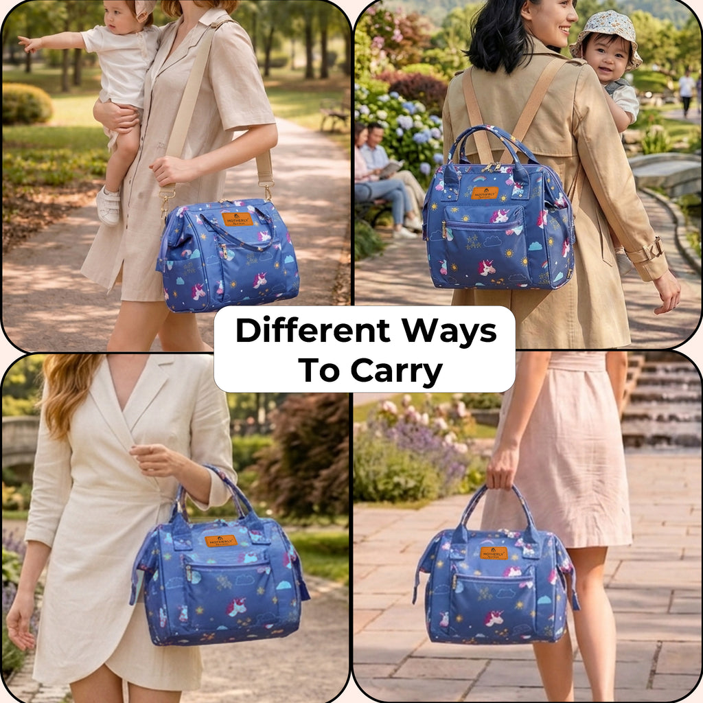 Motherly Nano Diaper Bag for Mothers | Small Diaper handbag for mom for Travel