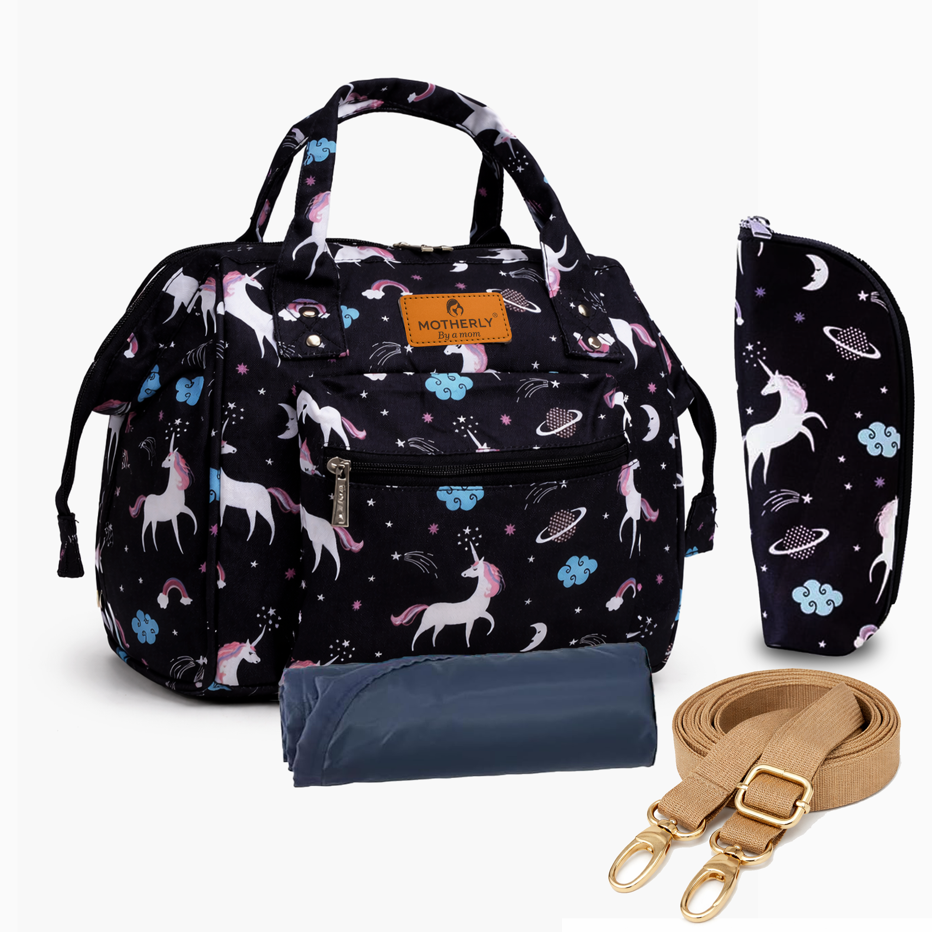 Motherly Nano Diaper Bag for Mothers | Small Diaper handbag for mom for Travel