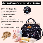 Motherly Nano Diaper Bag for Mothers | Small Diaper handbag for mom for Travel