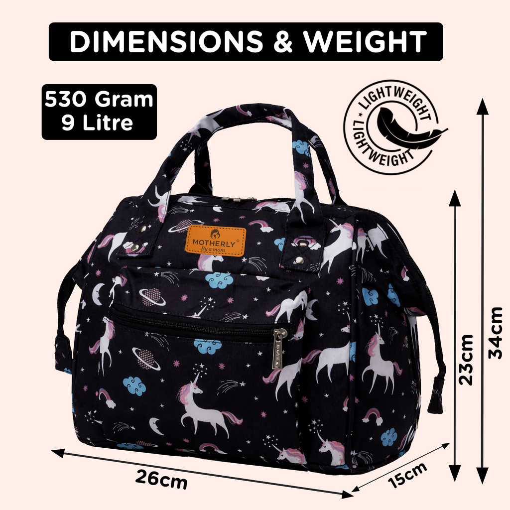 Motherly Nano Diaper Bag for Mothers | Small Diaper handbag for mom for Travel
