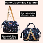 Motherly Nano Diaper Bag for Mothers | Small Diaper handbag for mom for Travel