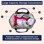 Motherly Nano Diaper Bag for Mothers | Small Diaper handbag for mom for Travel