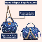 Motherly Nano Diaper Bag for Mothers | Small Diaper handbag for mom for Travel