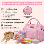 Motherly Nano Diaper Bag for Mothers | Small Diaper handbag for mom for Travel