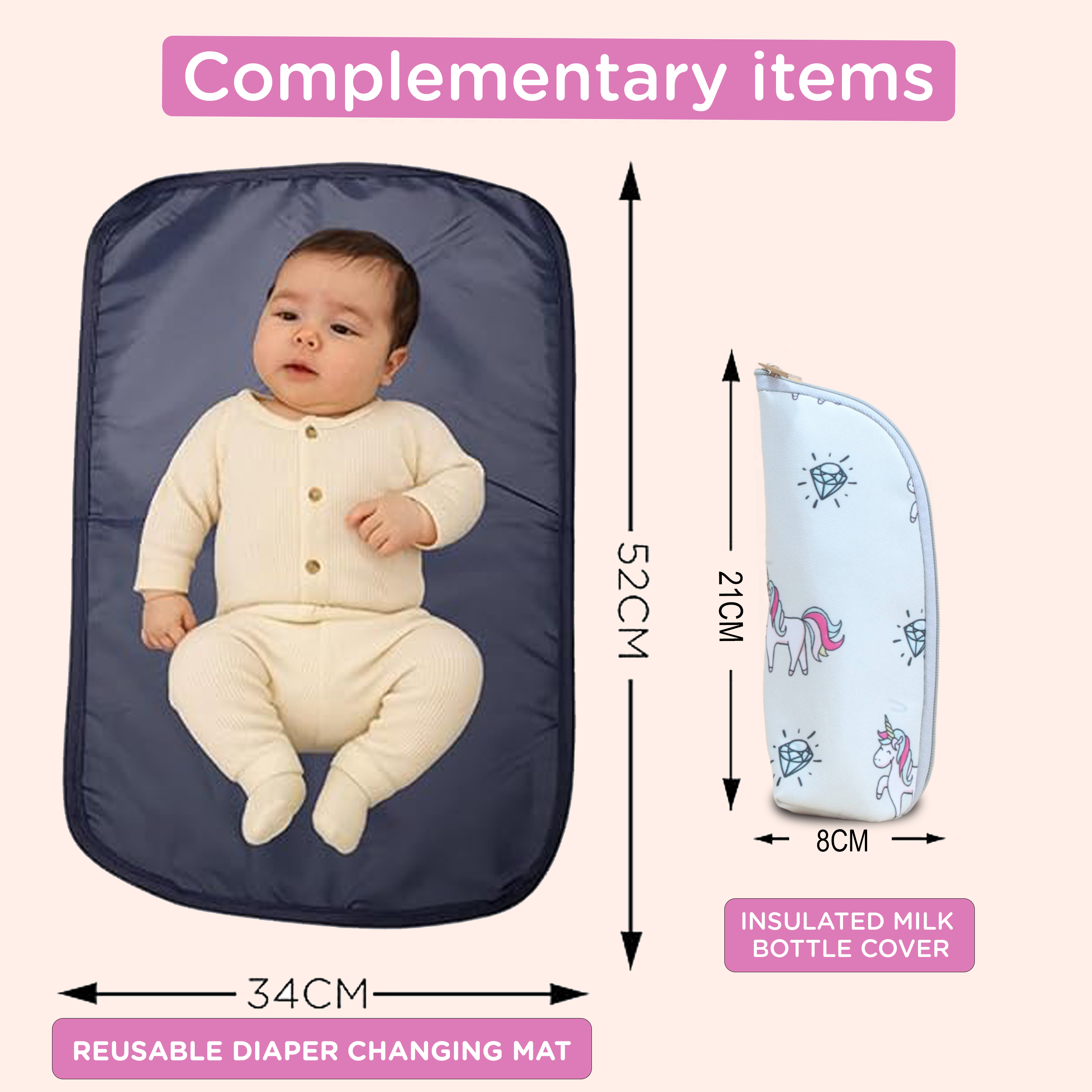 Motherly Nano Diaper Bag for Mothers | Small Diaper handbag for mom for Travel