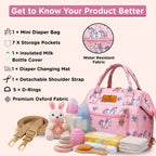 Motherly Nano Diaper Bag for Mothers | Small Diaper handbag for mom for Travel