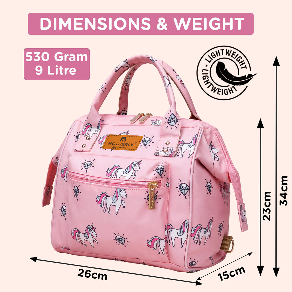 Motherly Nano Diaper Bag for Mothers | Small Diaper handbag for mom for Travel