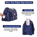 Motherly Glory Tote Diaper Bag for Moms – Water-Resistant Maternity & Travel Bag with Multiple Pockets
