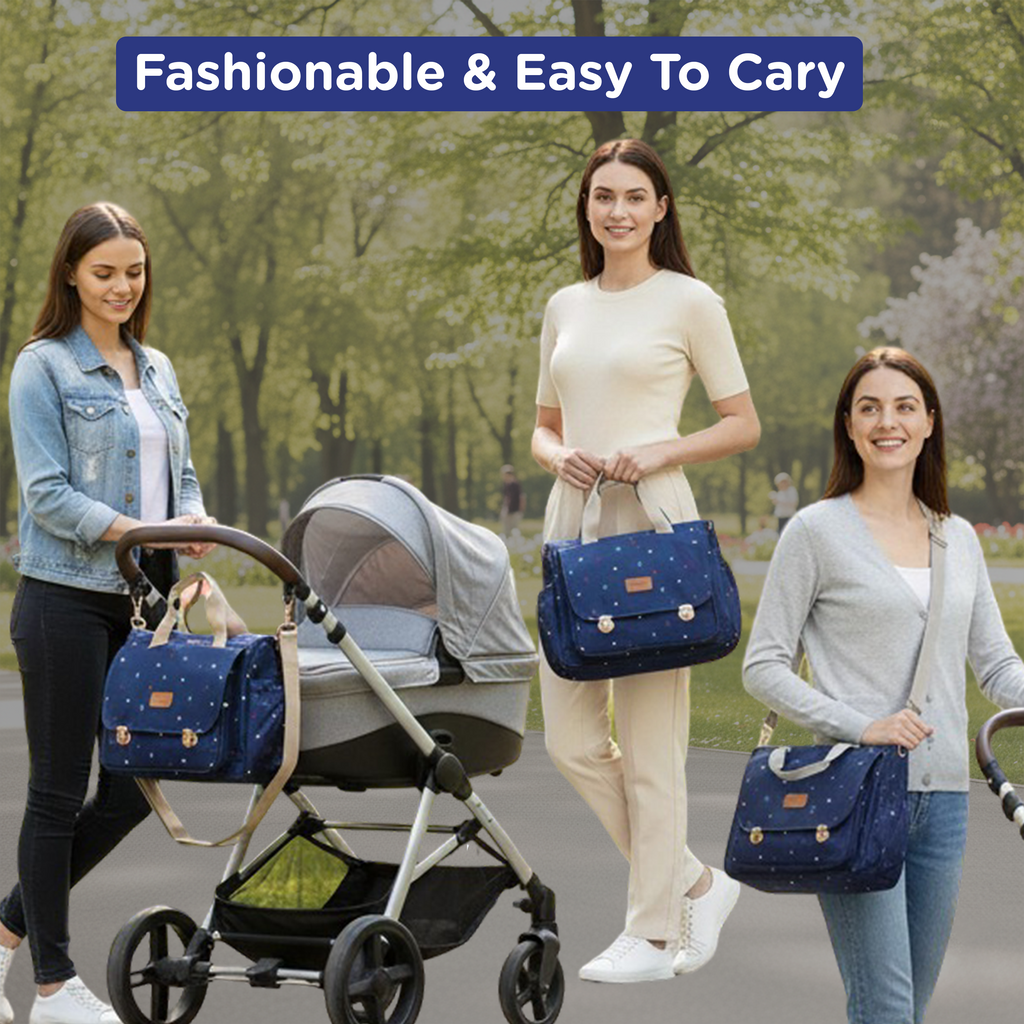 Motherly Glory Tote Diaper Bag for Moms – Water-Resistant Maternity & Travel Bag with Multiple Pockets