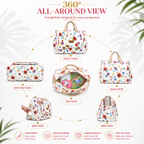 Motherly Glory Tote Diaper Bag for Moms – Water-Resistant Maternity & Travel Bag with Multiple Pockets