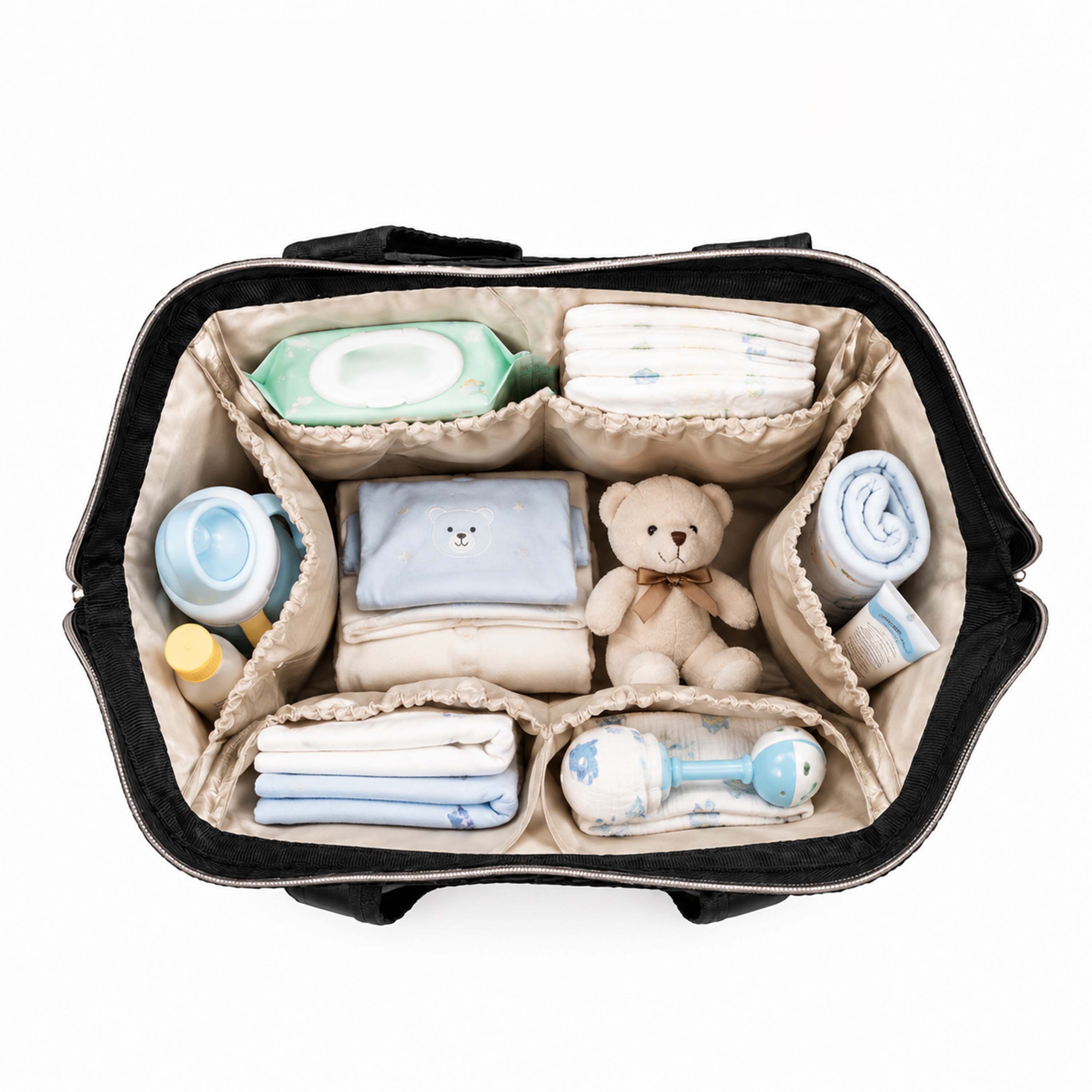 Motherly Evoke Diaper Bag for Moms – Water-Resistant Maternity & Travel Bag with Multiple Pockets, Warranty & Special Offers