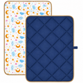 Motherly Waterproof Reversible Baby Changing Mat | Soft Quilted Diaper Changing Pad | Foldable Portable Changing Sheet for Home & Travel