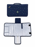 Motherly Portable Diaper Changing Mat for Newborn baby, Leakage Proof Diaper Changing Pad for Traveling with Advanced Features, One-Hand Foldable Massage Mat, Baby Shower Gifts