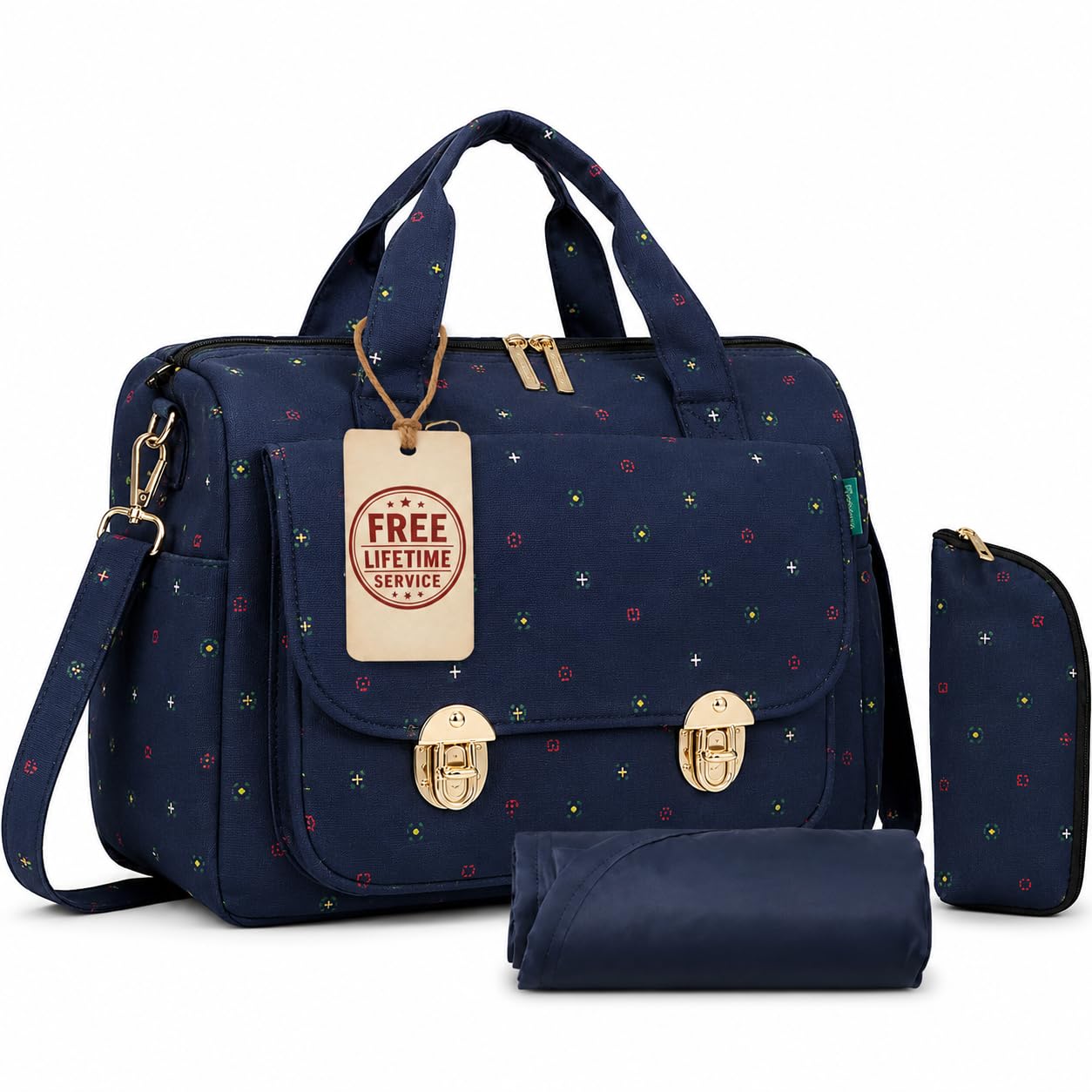 Motherly WOW Tote Diaper Bag for Mothers for Travel, Maternity Bag for Newborn Baby, Multiple Pocket Water Resistant Baby Bag