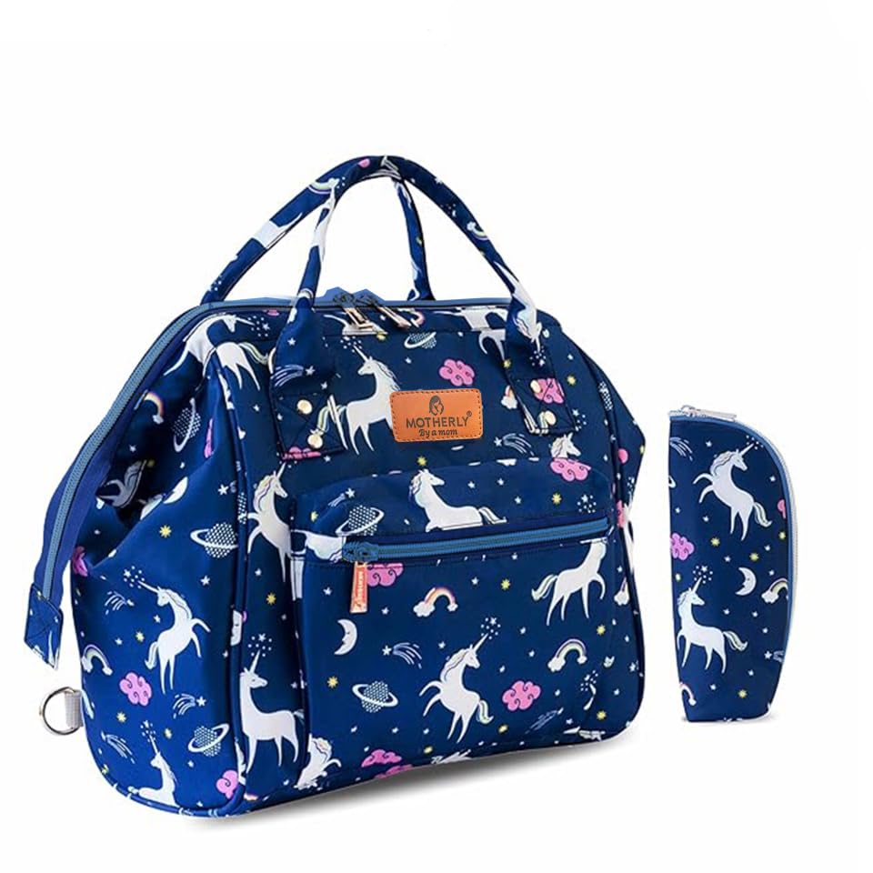 Motherly Nano Diaper Bag for Mothers for Travel – Combo Set with Accessories | Baby Bag for Mother Travel | Diaper Bag for Baby | Baby Bag for Mother and Baby