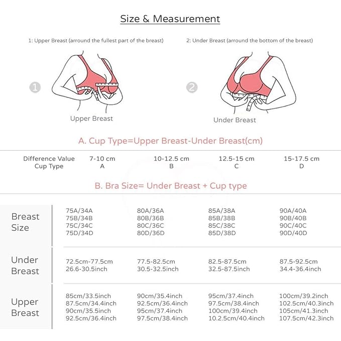 Motherly Stylish Padded Women Breastfeeding Bra, Maternity, Feeding, Nursing Bras (b, Gray Black, 34)