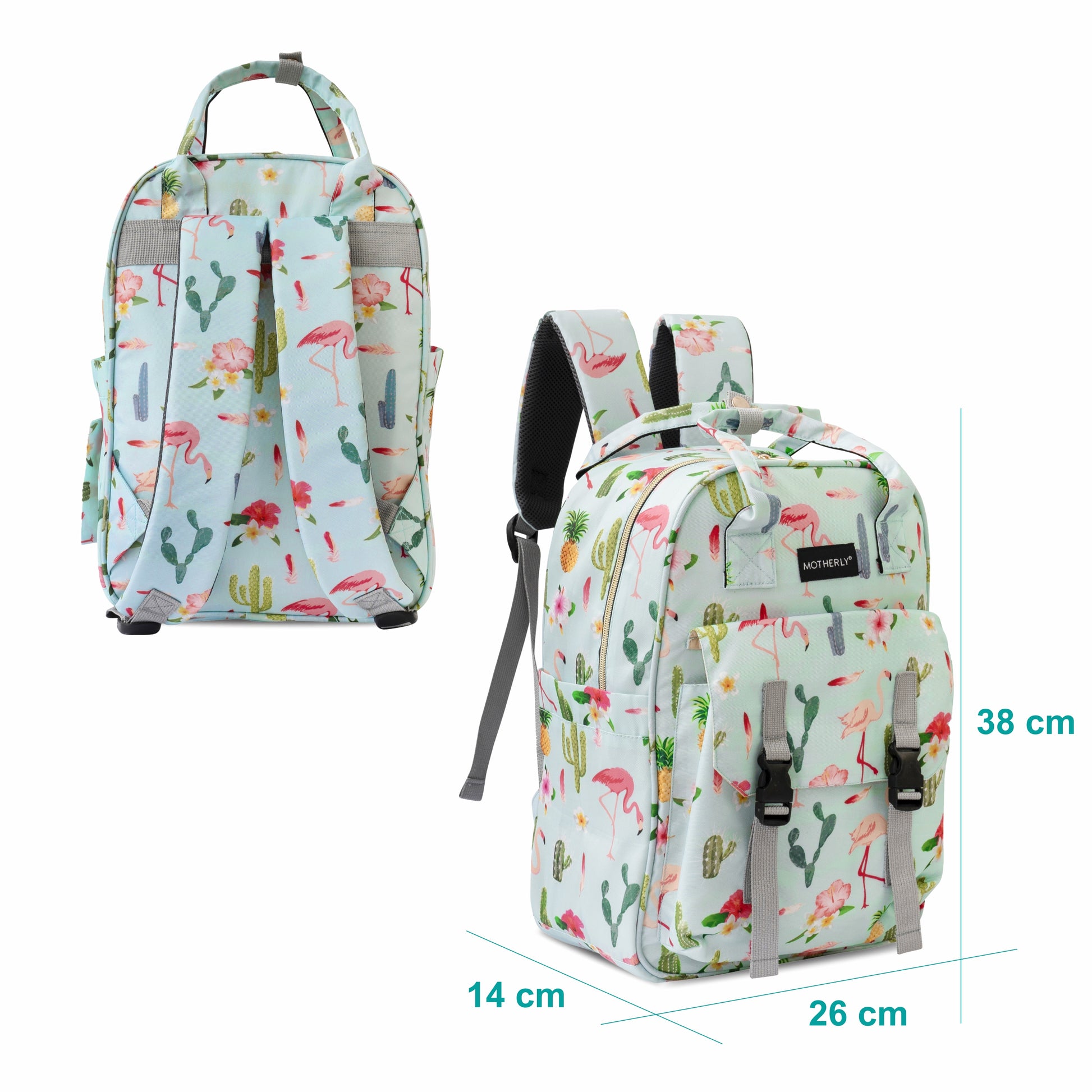 Motherly Solid Diaper Bag for Mothers for Travel, Maternity Bag for Newborn Baby, Mothers Travelling Bag, Multiple Pocket Water Resistant Baby Bag, Hospital Bag for moms (Black)