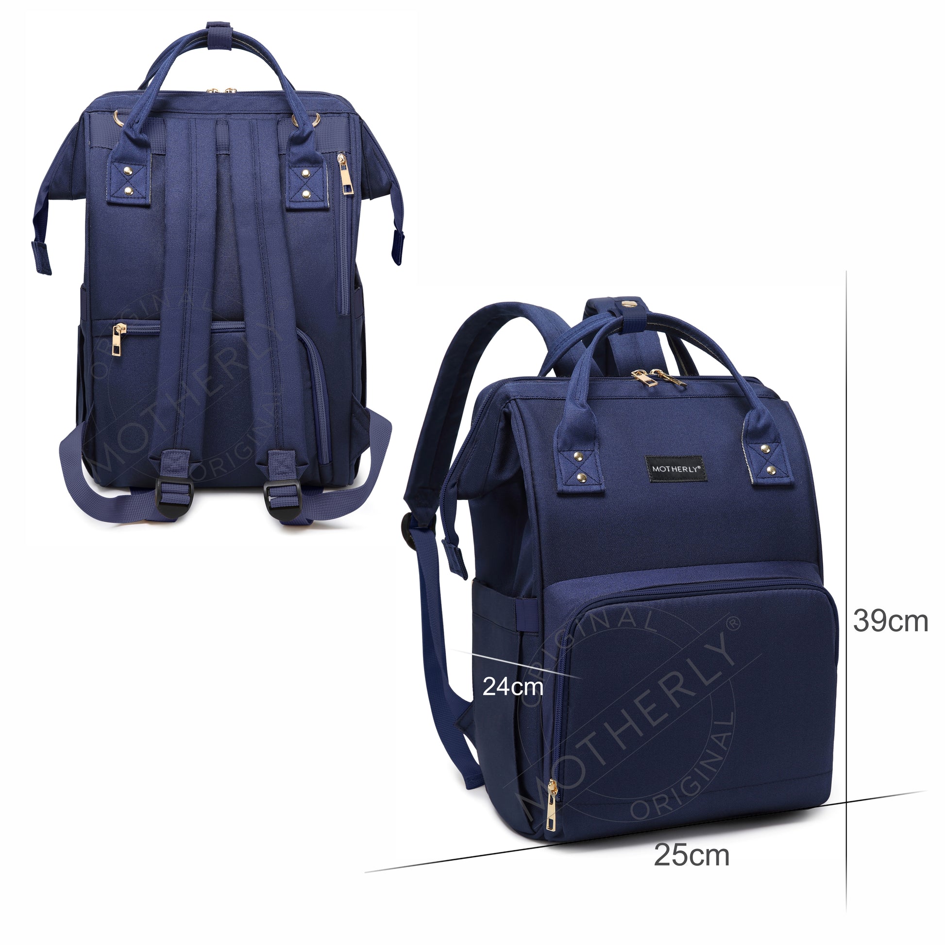 Motherly Everyday Diaper Bag for Mothers for Travel, Maternity Bag for Newborn Baby, Mother Travelling Bag, Multiple Pocket Water Resistant Hospital Bag for moms with 6 Month Warranty - MOTHERLY