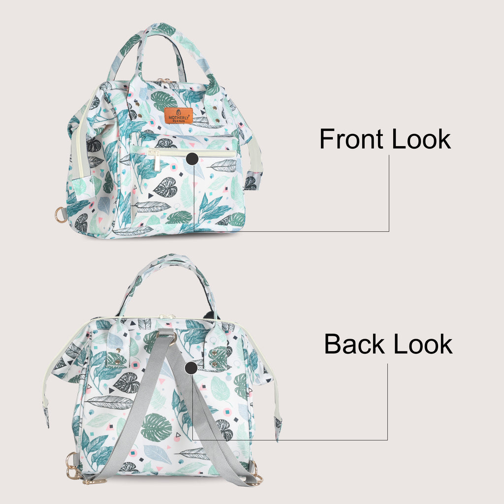 Motherly Elegant Diaper Bag for Moms – Water-Resistant Maternity & Travel Bag with Multiple Pockets & Warranty