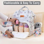 Motherly Elegant Diaper Bag for Moms – Water-Resistant Maternity & Travel Bag with Multiple Pockets & Warranty