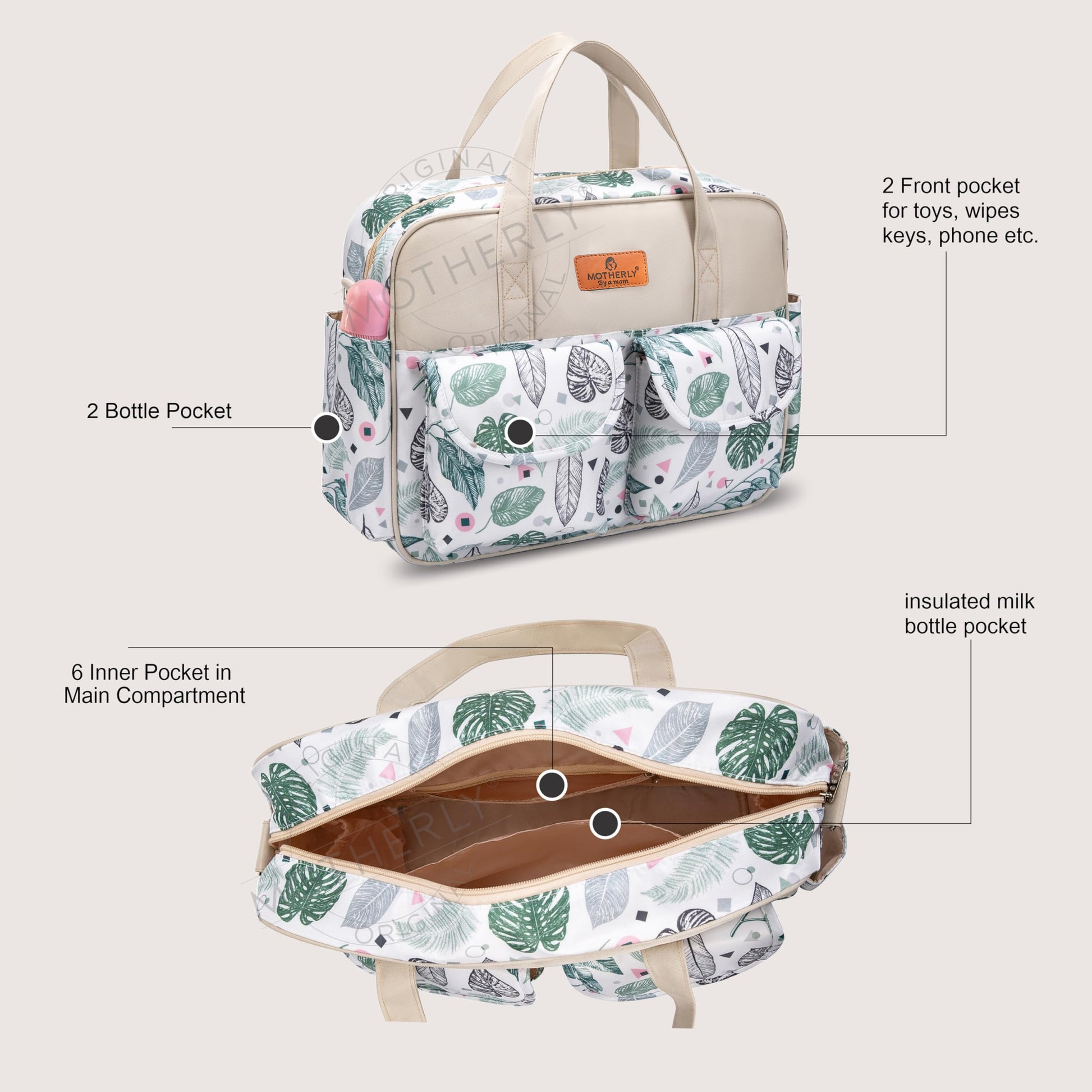 Motherly Tropical Bliss Diaper Handbag