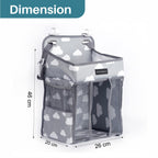 Motherly Baby Crib Organizer Hanging Diaper Storage Detachable Multiple Pockets Stackable Nursery Essentials - MOTHERLY