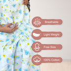 Motherly Nursing Breastfeeding Cover Scarf Cloth- Breast Feeding shawl - MOTHERLY