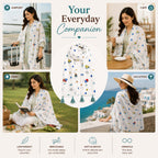 Motherly Premium Nursing Shawl for Mothers | Comfortable Breastfeeding Cover for Newborn Care