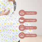 Motherly Nursing Breastfeeding Cover Scarf Cloth- Breast Feeding shawl - MOTHERLY