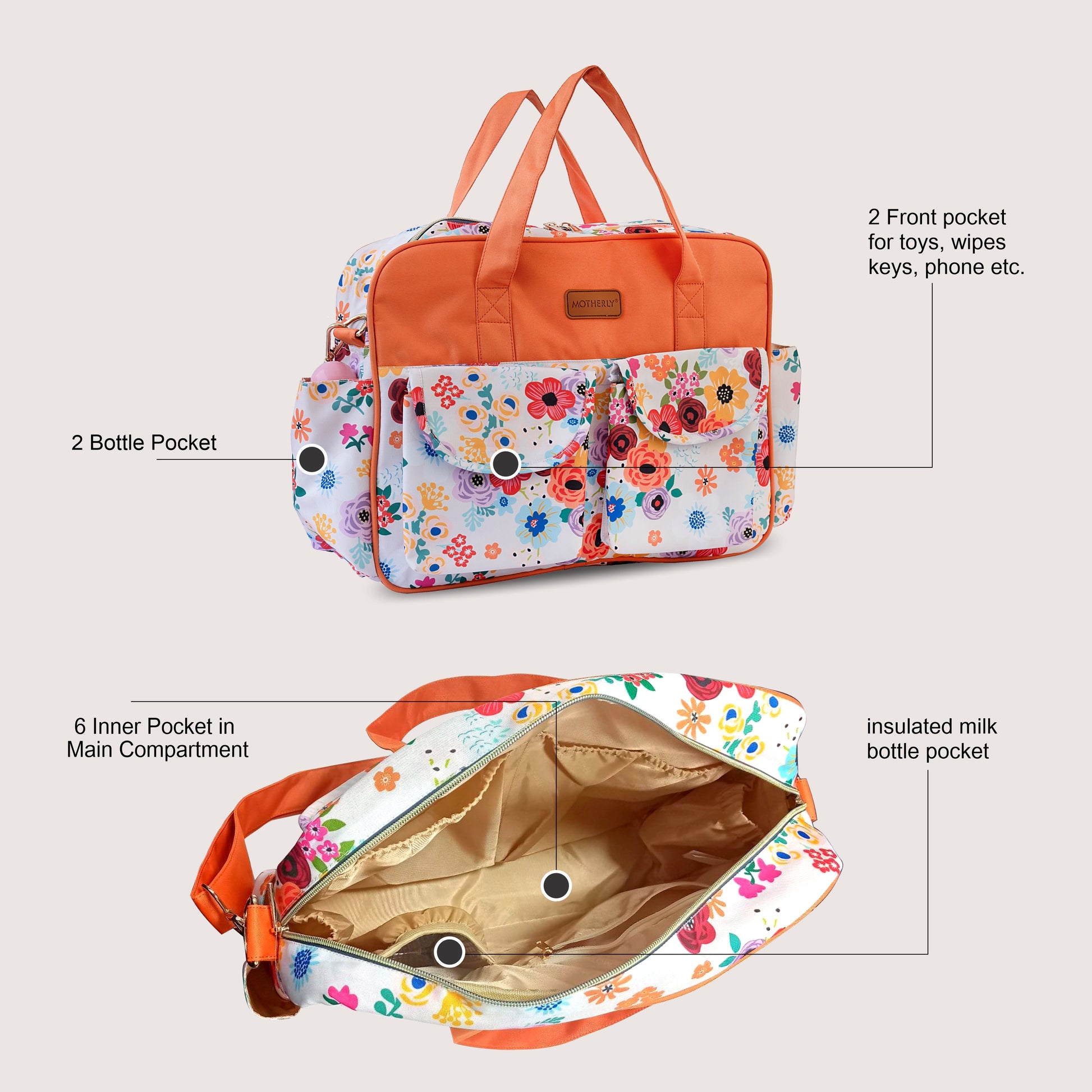 Motherly Tropical Bliss Diaper Handbag