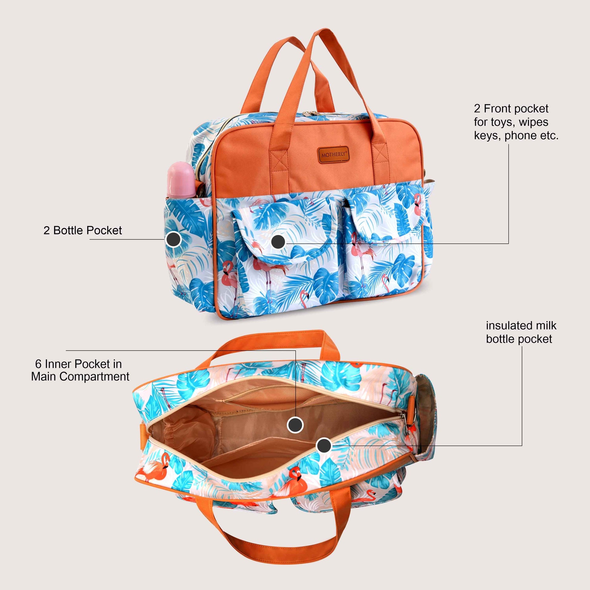 Motherly Tropical Bliss Diaper Handbag