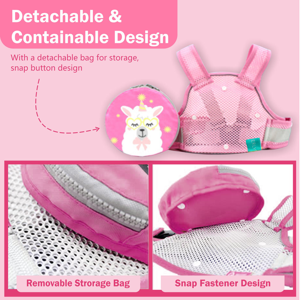 Motherly Children's Motorcycle Safety Harness Safe, Stylish Riding Companion with Two Wheeler Child Safety Belt - MOTHERLY