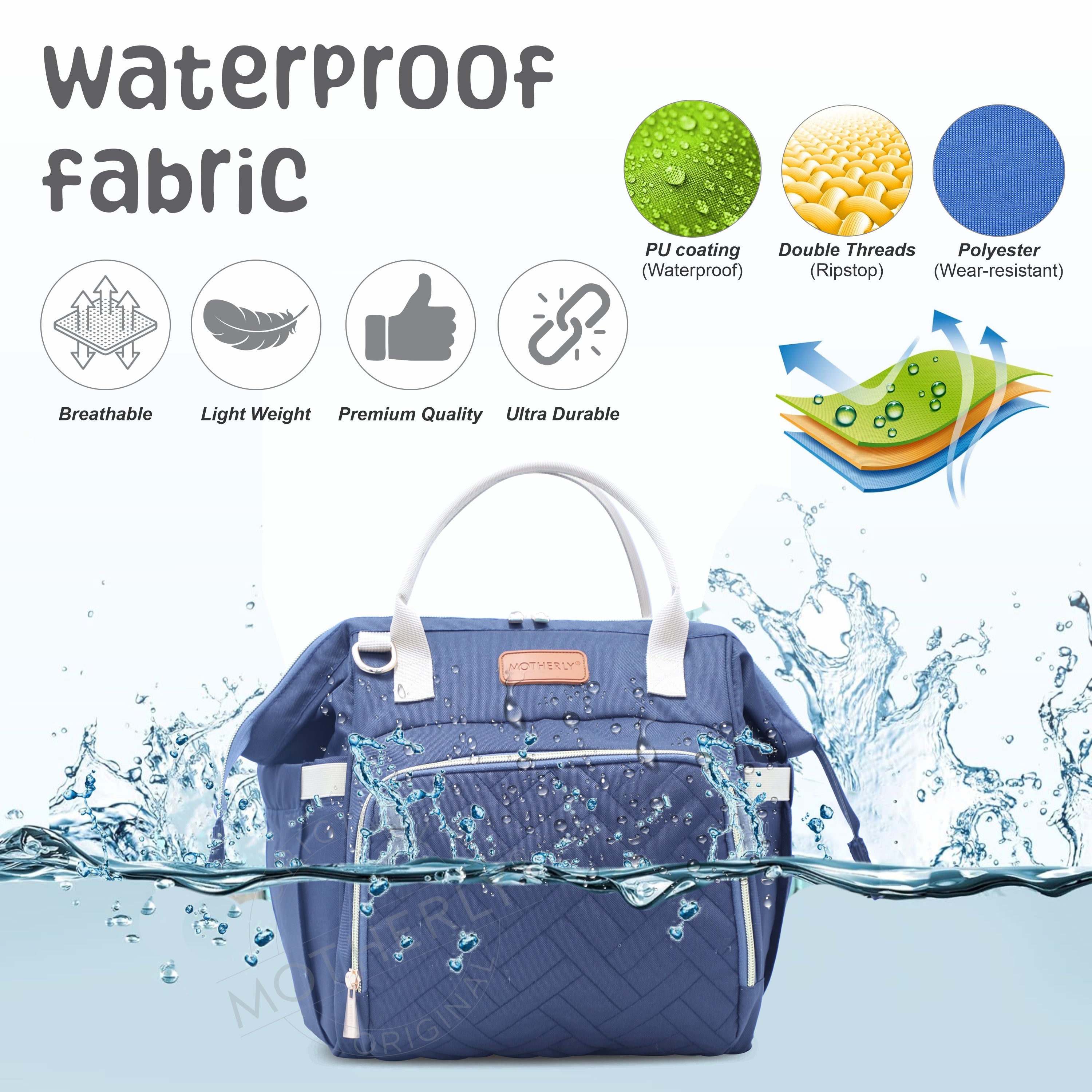 Motherly Multipurpose Baby Utility Bag for Tools and Equipment - MOTHERLY