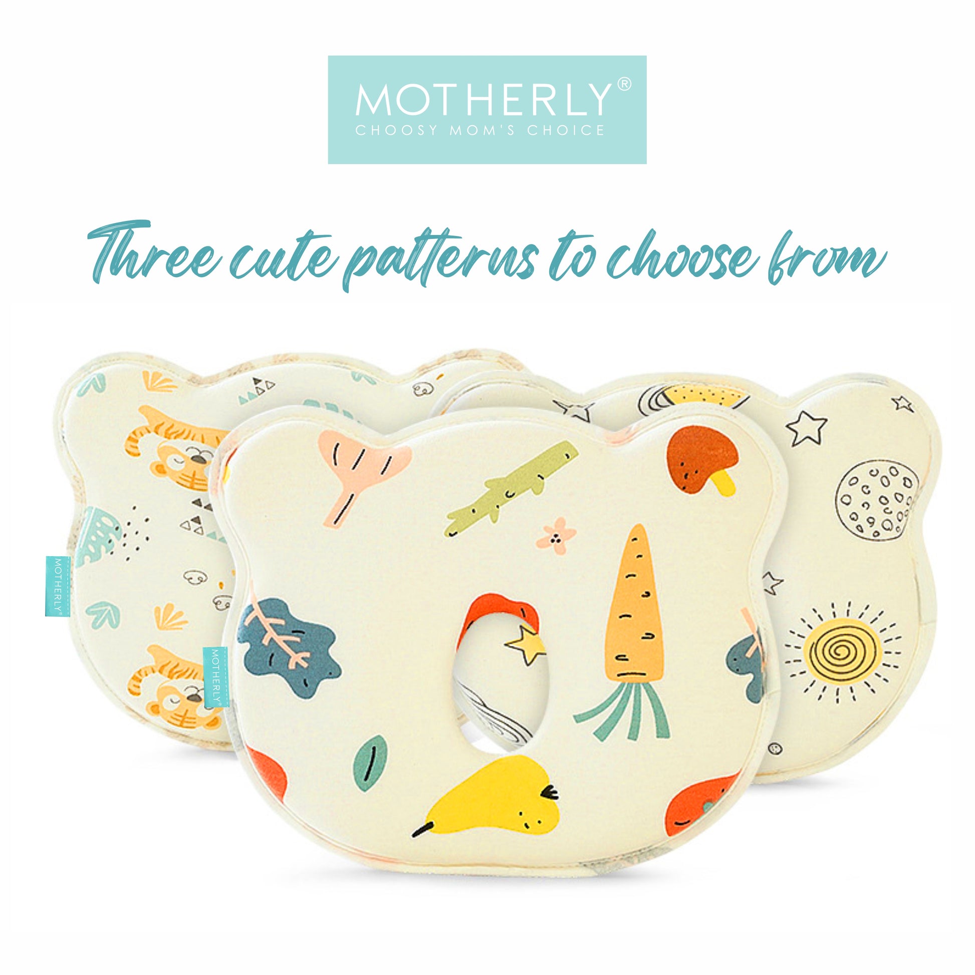 Baby Head Support Pillow Gentle Ergonomic and Comforting Design - MOTHERLY