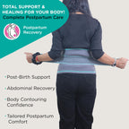 Motherly 3 In 1 Postpartum Recovery Belt (Fit From 30 Inch To 46 Inches Of Waist),One Size