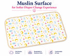 Motherly Waterproof Reversible Baby Changing Mat | Soft Quilted Diaper Changing Pad | Foldable Portable Changing Sheet for Home & Travel