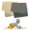 Motherly Premium Baby Mat Combo – Diaper Changing & Massage Mat | Reusable, Portable Bed Protector for Boys & Girls - green-cream
