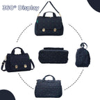 Motherly WOW Laptop Bag for Women Office Use | Stylish Handbag with 15-Inch Laptop Compartment | Office Bag, Shoulder Bag & Messenger Tote - MOTHERLY
