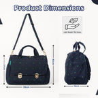 Motherly WOW Laptop Bag for Women Office Use | Stylish Handbag with 15-Inch Laptop Compartment | Office Bag, Shoulder Bag & Messenger Tote - MOTHERLY