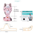 Motherly 6-in-1 Baby Carrier (0–3 Years) – Adjustable, Hands-Free Carrier with Hip Seat, Head Support & Buckle Strap