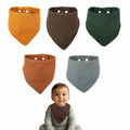 Motherly Bib for Baby 0 to 6 Month – Soft Muslin Baby Apron, Adjustable & Absorbent Bibs for Newborns to 12 Months Boys and girl