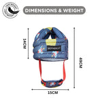 Motherly Toddler Safety Hat with Chin Strap - Space