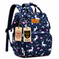 Motherly Patented Diaper Bag Backpack for Moms | Waterproof Baby Travel & Maternity Bag | Spacious Nappy Bag with Insulated Bottle Pockets & Warranty  (Elegant Series)
